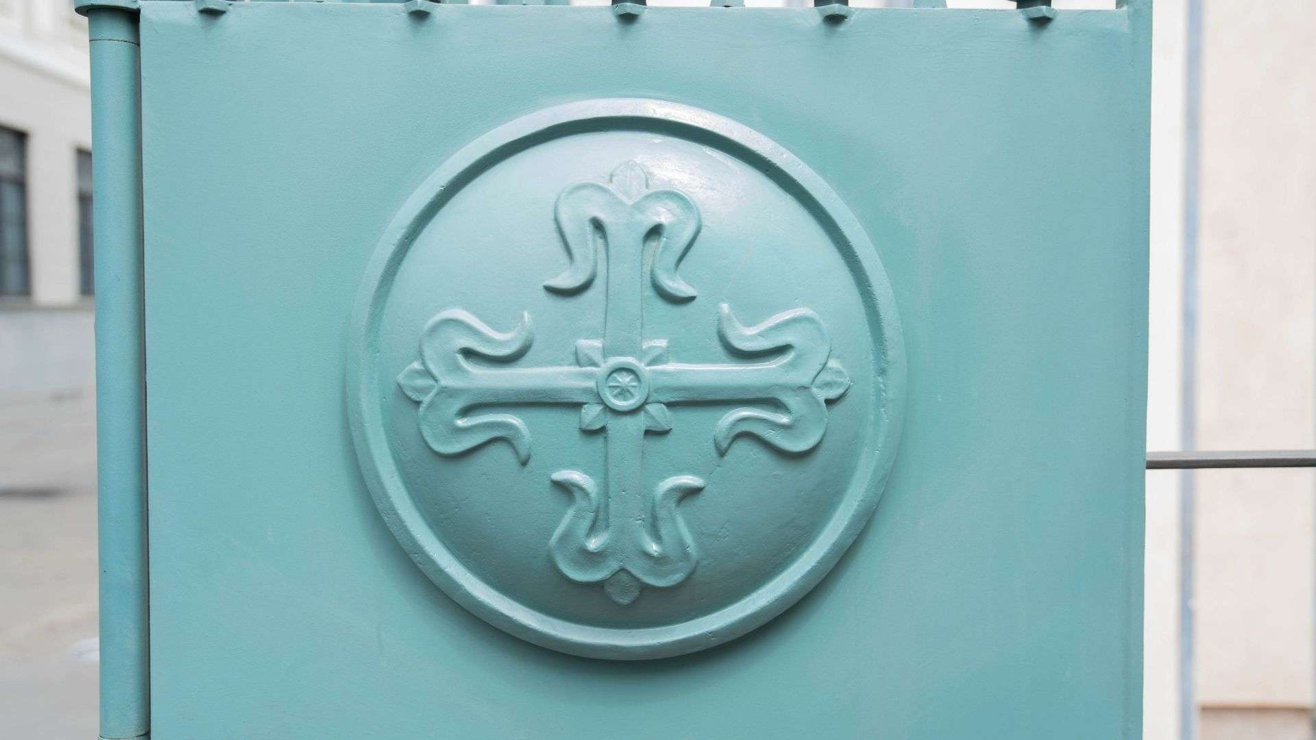 Detalle ornamental del Convento de Santo Domingo pintado con Acquatex Mate PU