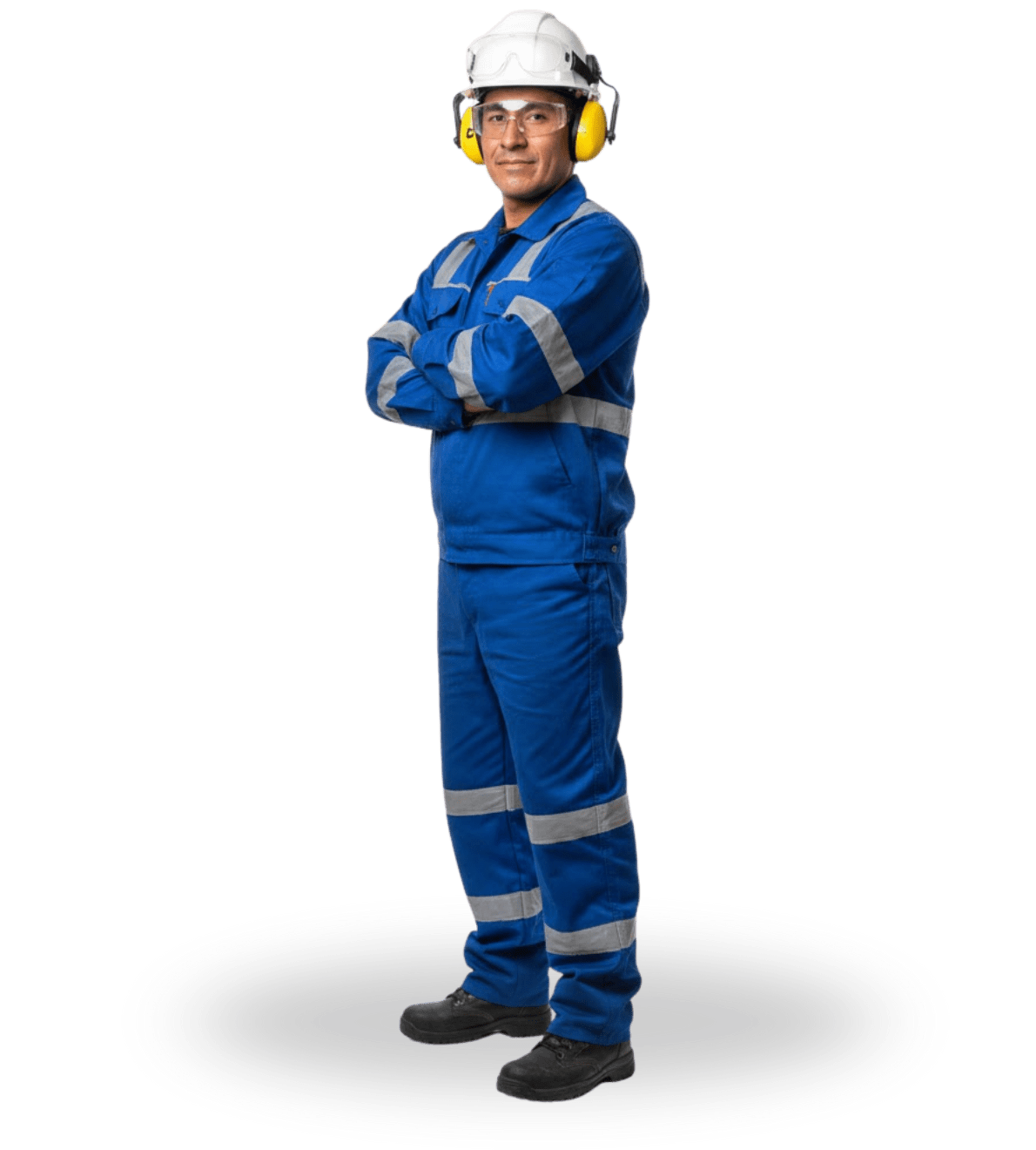 Aplicador de pie luego de aprobar la certificación de Isaval